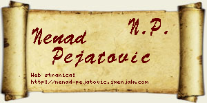 Nenad Pejatović vizit kartica